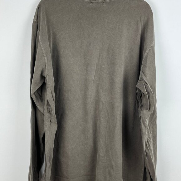 Eddie Bauer Sweater Sweatshirt Size XL Gray Long Sleeve Crew Neck Stretch Pocket - Picture 6 of 9